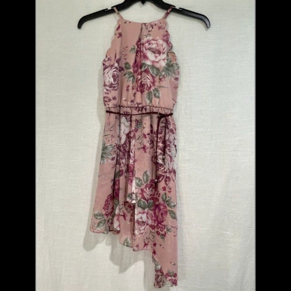 NWOT Amy Byer Asymmetrical Romper Dress